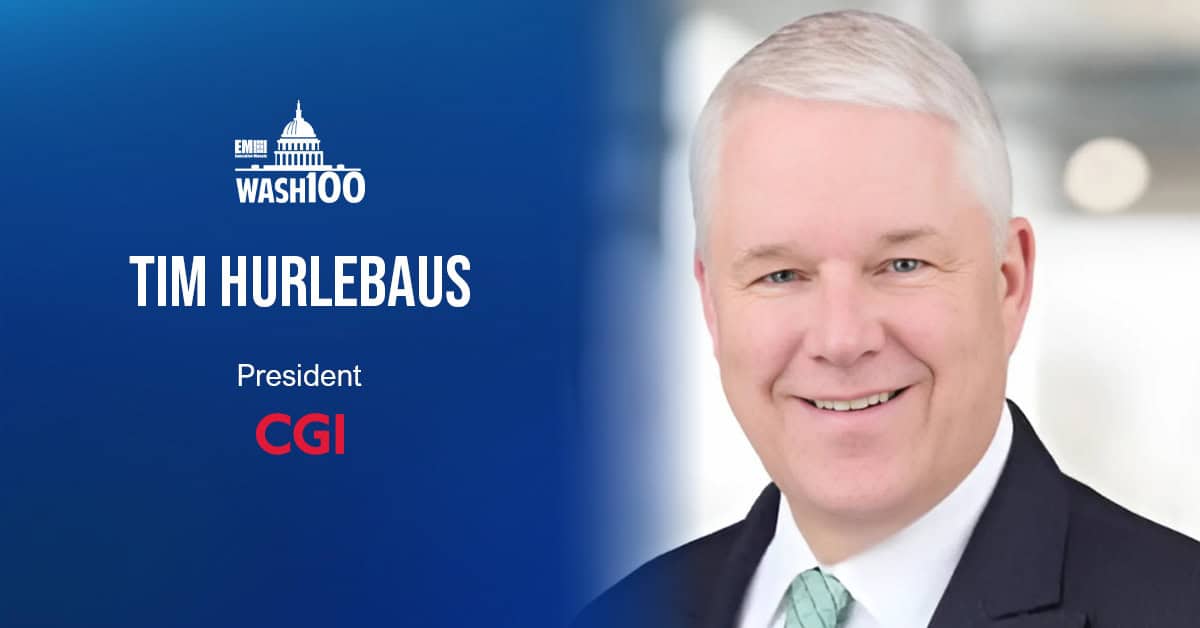 Tim Hurlebaus, CGI Federal President, Named to 2019 Wash100 for Leading Clients in Defense, Intelligence and Civilian Sectors