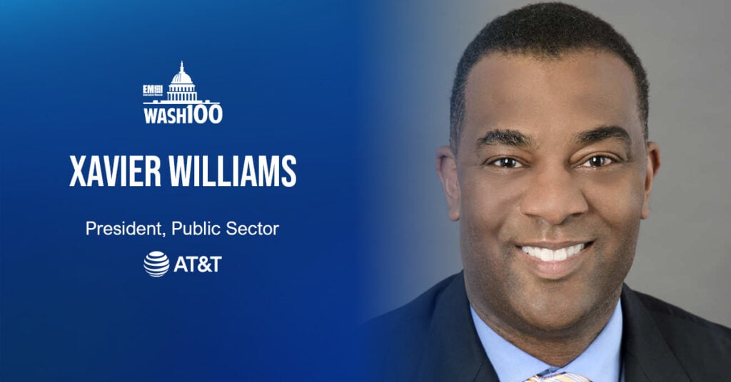 Xavier Williams, President of ATamp;T’s Public Sector and Wholesale Solutions, Named to 2019 Wash100 for Leading Growth in Emerging Technology amp; Culture