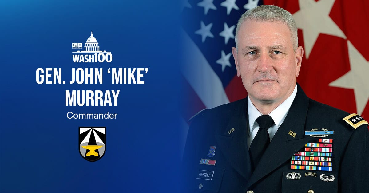 John 'Mike' Murray, Army Futures Command Head, Inducted Into 2019 Wash100 for Leadership in Service Modernization Efforts