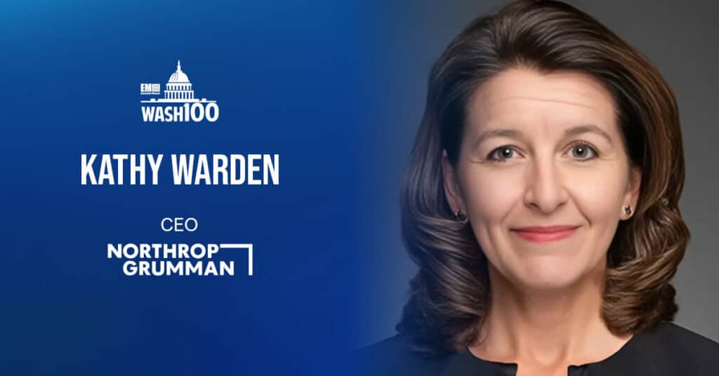Northrop CEO Kathy Warden Inducted Into 2019 Wash100 for Leading Enterprise Services, Operating Sectors and Securing Major Contracts