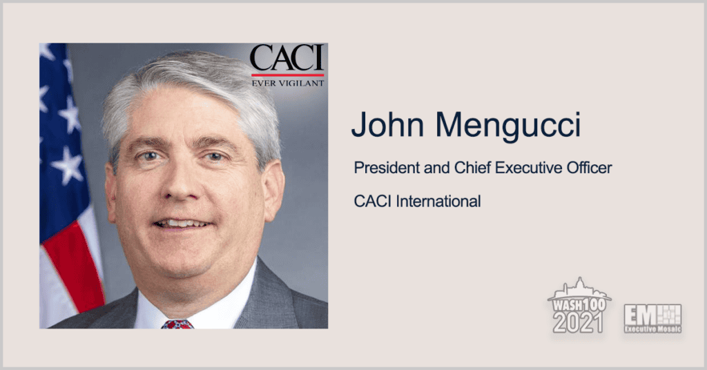CACI Awarded $496M USAF Contract to Provide Automated Test System Support; John Mengucci Quoted
