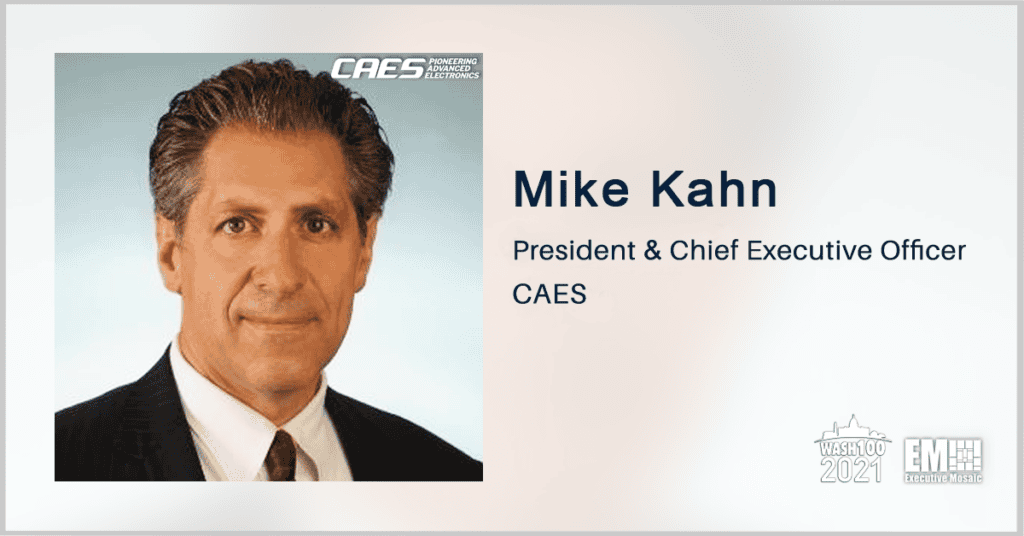 CAES Wins Multiple Contracts to Advance Missile Seeker Technology; CEO Mike Kahn Quoted