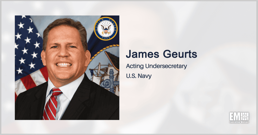 Acting U.S. Navy Undersecretary James Geurts Announces Retirement