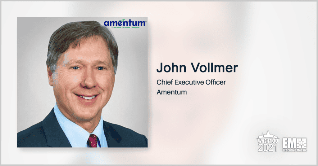 Amentum Team Awarded $21B Savannah River Site Integrated Mission Completion Contract; CEO John Vollmer Quoted