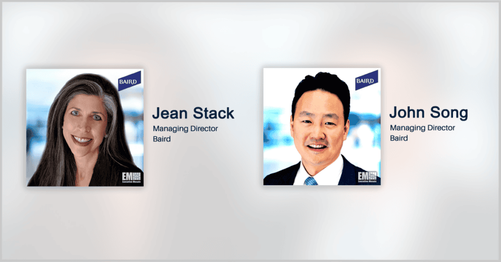 Baird Managing Directors John Song, Jean Stack Host 2021 Government & Defense Conference Detailing M&A Market Insights