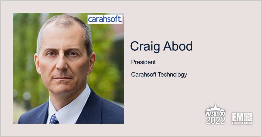 Carahsoft to Offer Data Protection Software Tanium to Government Customers; President Craig Abod Quoted