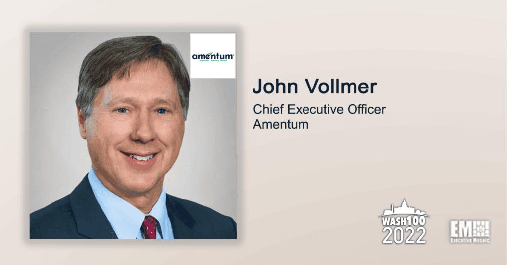 Executive Spotlight: Amentum CEO John Vollmer