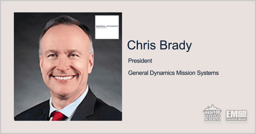 Executive Spotlight: Chris Brady, President of General Dynamics Mission Systems