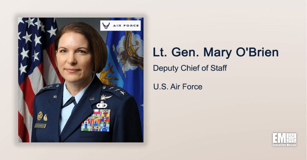 Air Force Lt. Gen. Mary O'Brien Nominated as Joint Staff CIO, J6 Director