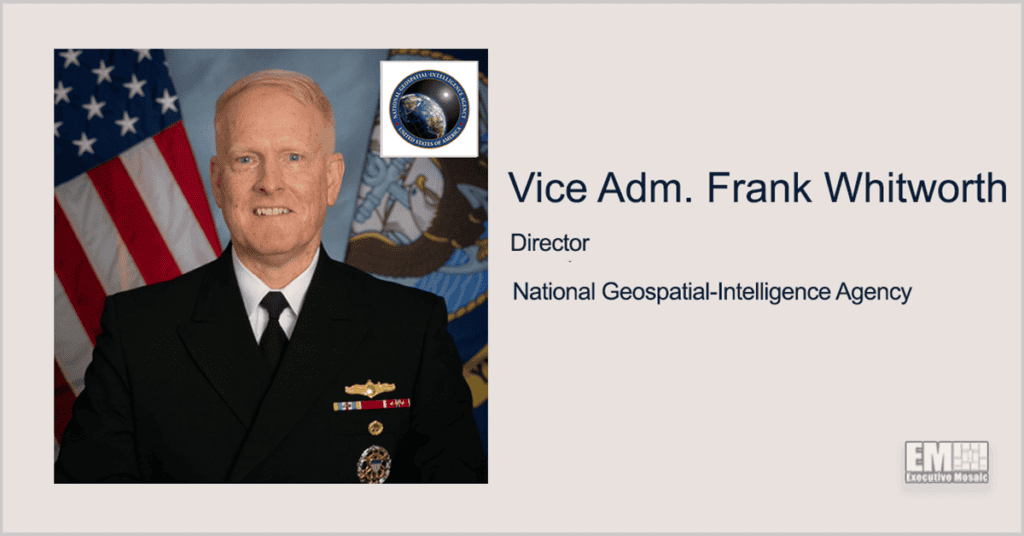 Vice Adm. Frank Whitworth Officially Assumes NGA Director Role