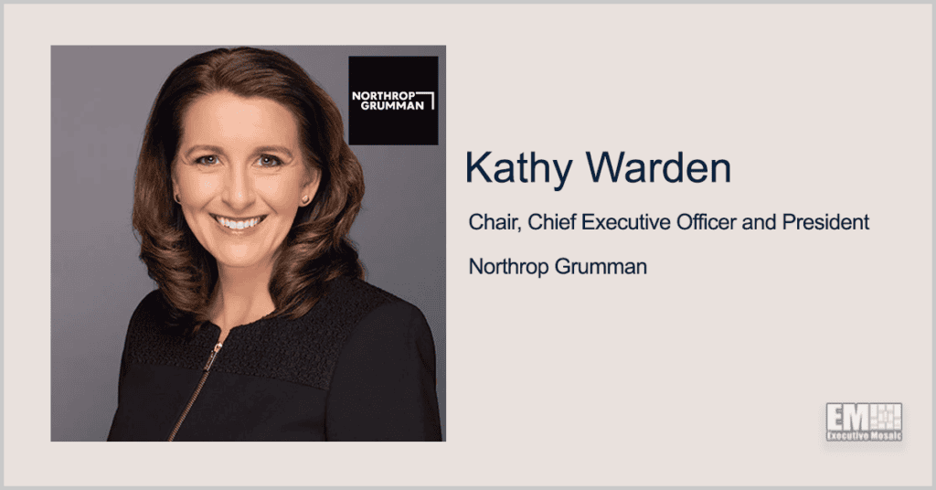 Northrop's Kathy Warden Receives 7th Wash100 Award From Executive Mosaic CEO Jim Garrettson