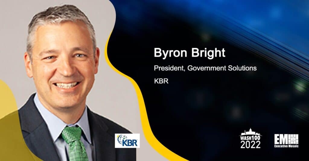 KBR Secures DLA Contract for Automated Fuel Handling Equipment Site Maintenance; Byron Bright Quoted