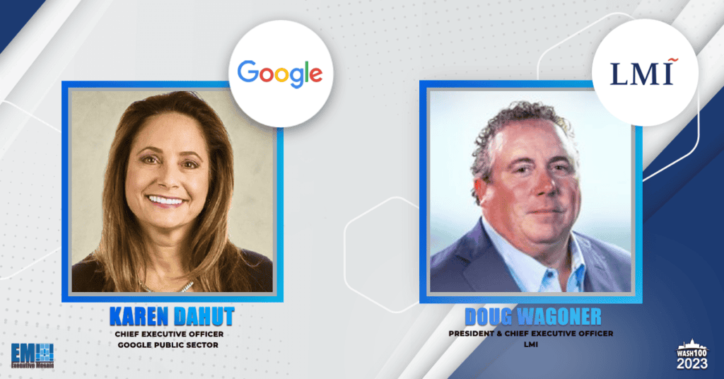 Karen Dahut and Doug Wagoner Recognized with 2023 Wash100 Awards