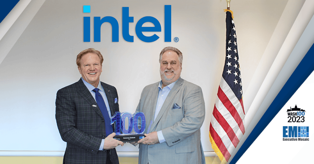 Intel’s Cameron Chehreh Presented With 2023 Wash100 Award