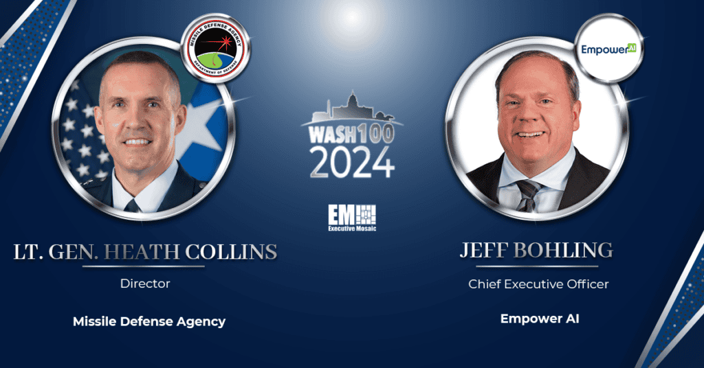 Executive Mosaic Celebrates 1st Wash100 Wins for MDA’s Heath Collins & Empower AI’s Jeff Bohling
