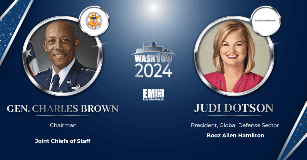 General CQ Brown & Judi Dotson Make Executive Mosaic’s Wash100 List