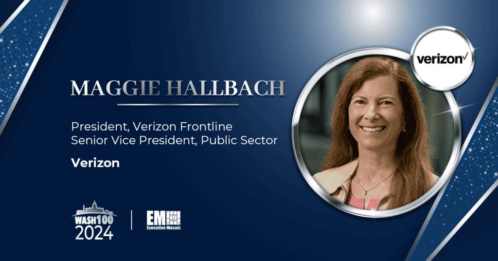 Verizon's Maggie Hallbach Secures 2nd Consecutive Wash100 Award for Continued Leadership in 5G, Networks