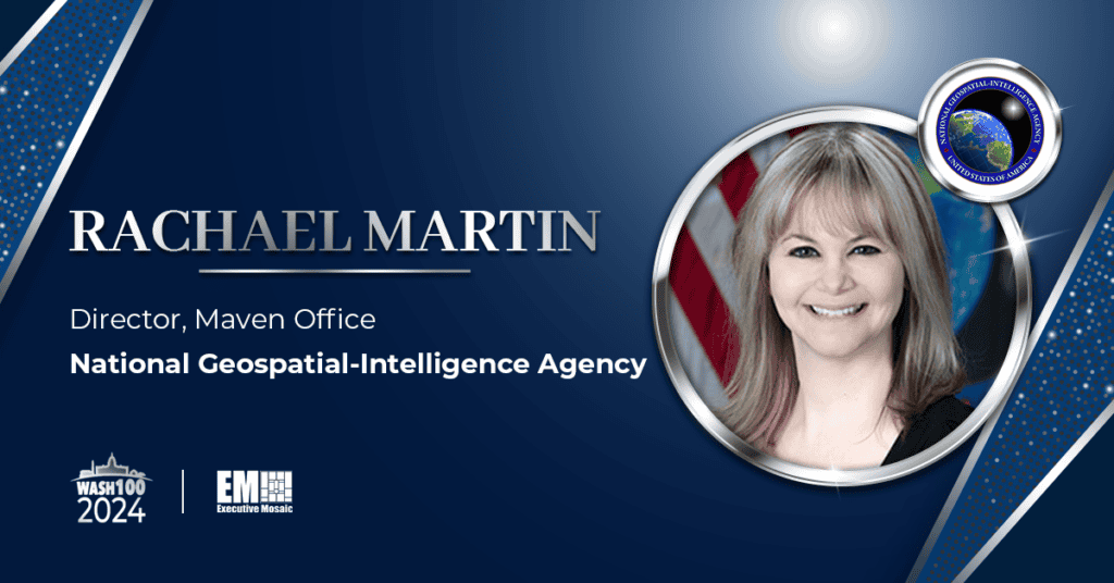 NGA’s Maven Office Director Rachael Martin Wins 1st Wash100 Award for AI Leadership