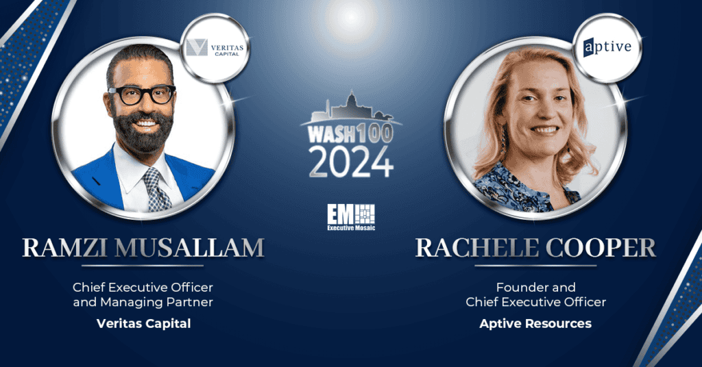 Influential CEOs Ramzi Musallam and Rachele Cooper Honored With 2024 Wash100 Awards
