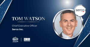 Serco Inc. CEO Tom Watson Secures 1st Wash100 Award for Customer Mission Support Leadership