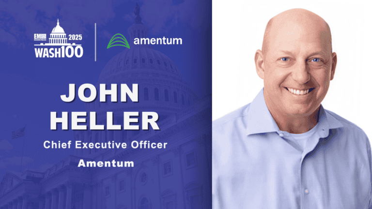 Amentum CEO John Heller Wins 2025 Wash100 Award