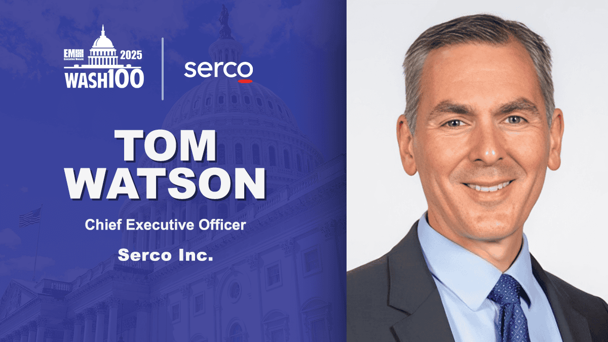 Tom Watson, Serco Inc. CEO, Named to 2025 Wash100 List