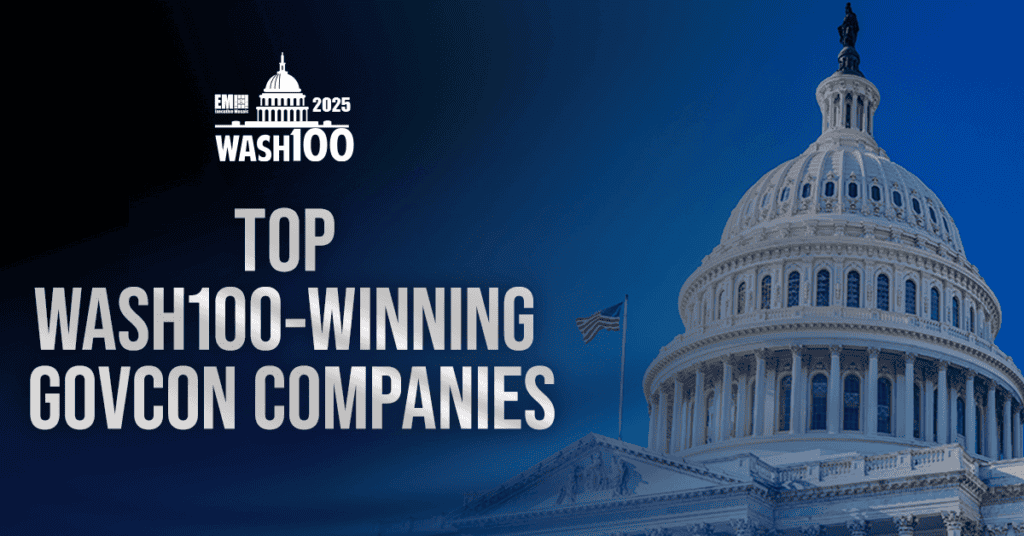 EM's graphic for Top Wash100-Winning GovCon Companies