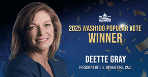 DeEtte Gray of CACI, 2025 Wash100 Popular Vote winner