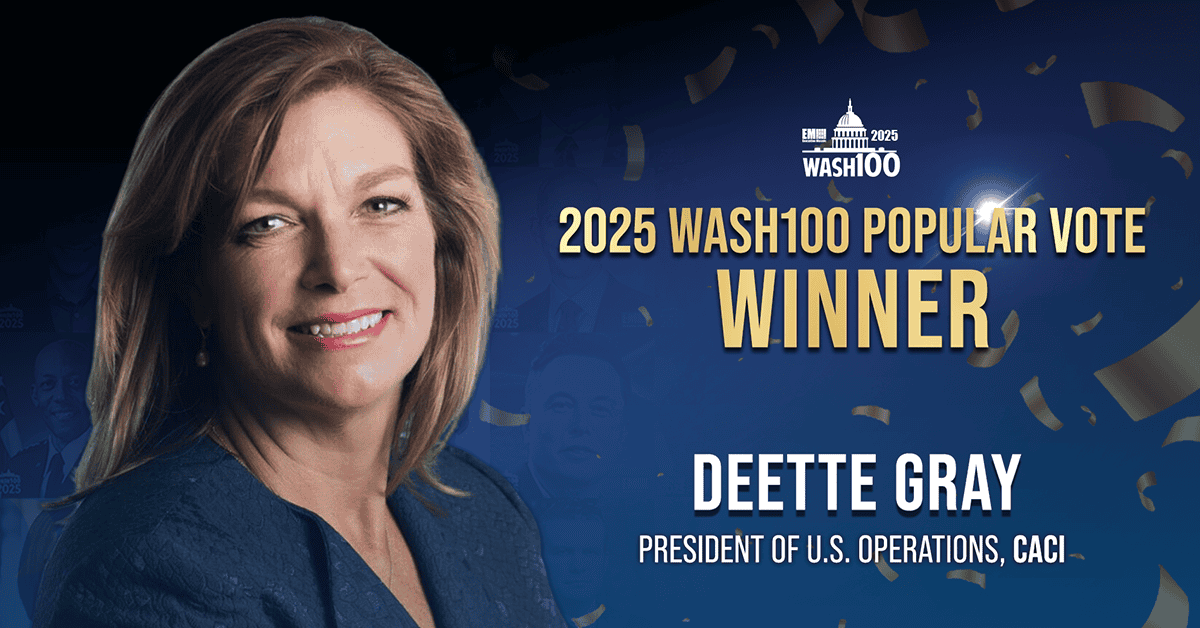 DeEtte Gray of CACI, 2025 Wash100 Popular Vote winner