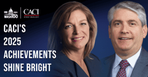 CACI triumphs in 2025, at the Wash100 Award and in the contracting marketplace