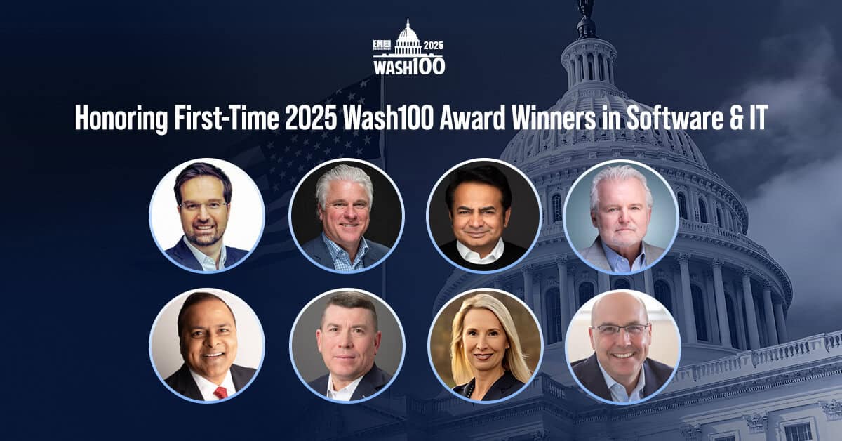 The class of first-time Wash100 winners in 2025 features software and IT magnates, demonstrating their influence in GovCon.