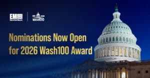 Capitol Hill. The Wash100 Award recognizes top talent annually in government contracting and nominations for 2026 are now open!