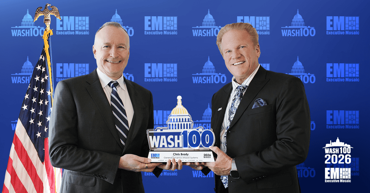 GDMS President Chris Brady with Executive Mosaic CEO Jim Garrettson