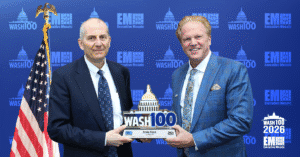 Craig Abod. The Carahsoft president accepted his 12th Wash100 Award.