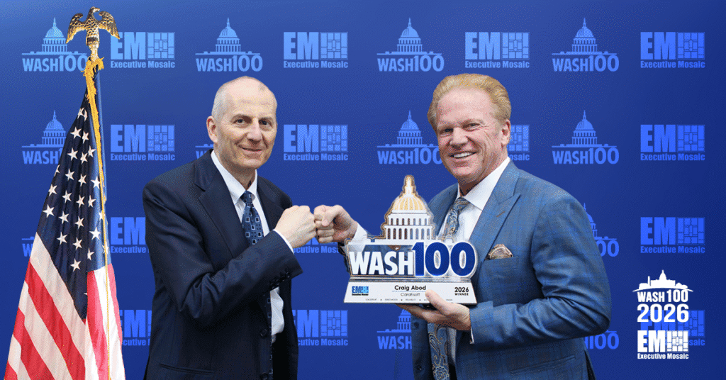Carahsoft President Craig Abod Accepts 2026 Wash100 Award