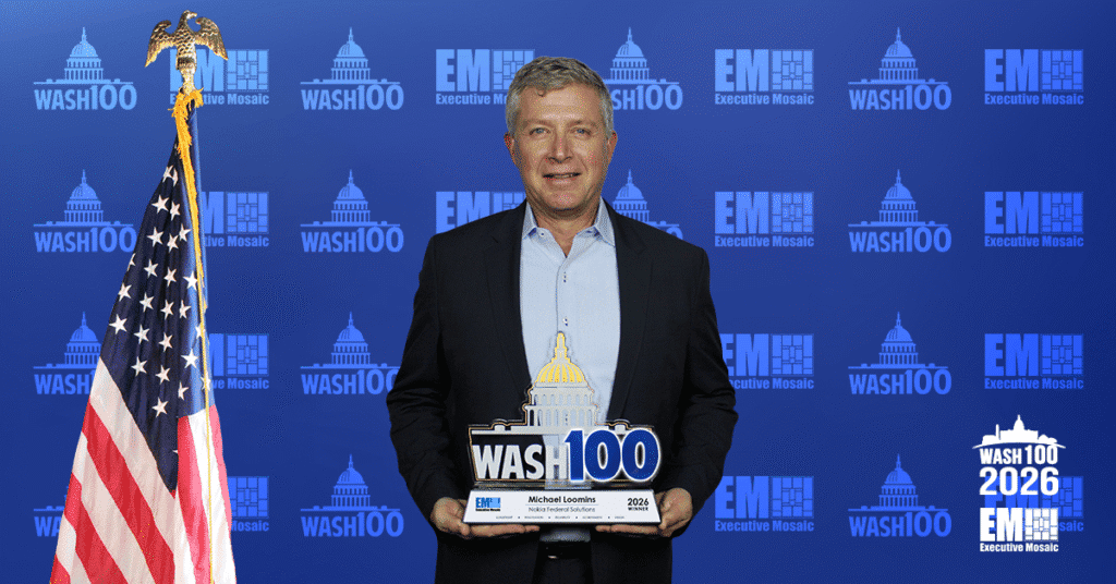 Nokia Federal Solutions CEO Mike Loomis Receives Second Wash100 Award
