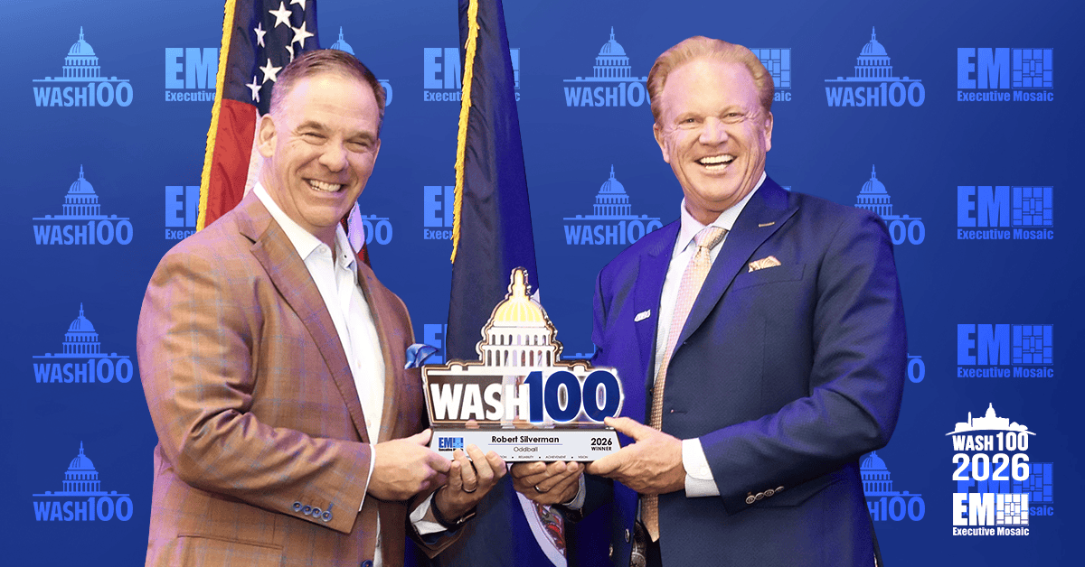 Oddball CEO Rob Silverman with Executive Mosaic CEO Jim Garrettson.