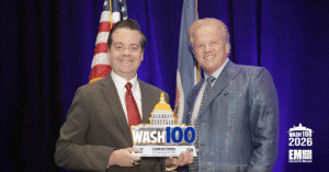 DOW CDAO Cameron Stanley Accepts 2026 Wash100 Award
