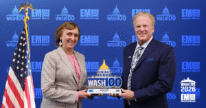 Parsons CEO Carey Smith Accepts 2026 Wash100 Award
