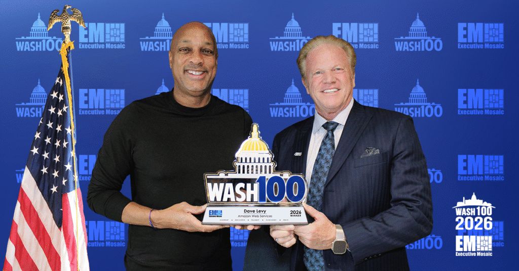 David Levy Accepts 2026 Wash100 Award