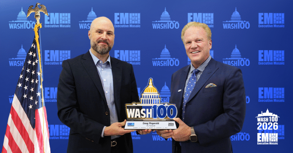 ITC Federal CEO Greg Fitzgerald Accepts 2026 Wash100 Award