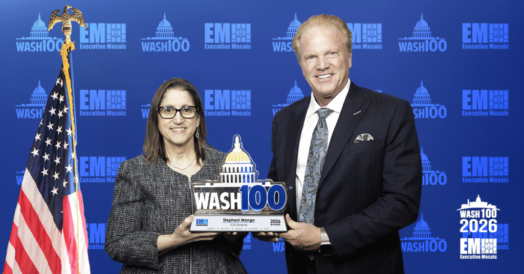 Stephanie Mango Accepts 2026 Wash100 Award