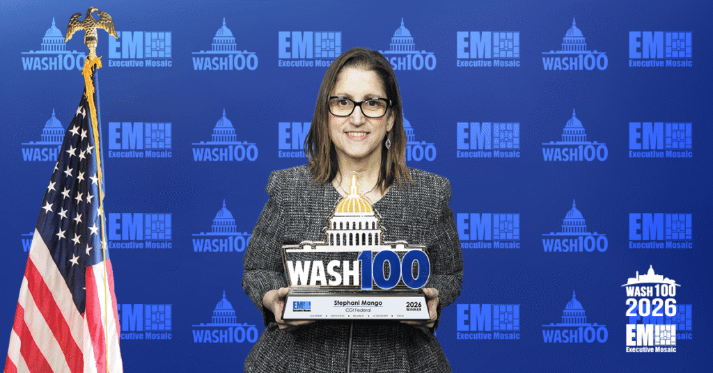 CGI Federal President Stephanie Mango Accepts 2026 Wash100 Award