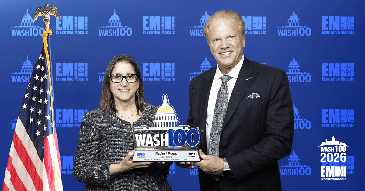 Stephanie Mango Accepts 2026 Wash100 Award