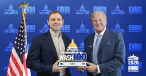 Parry Labs CEO JD Parkes Accepts 2026 Wash100 Award