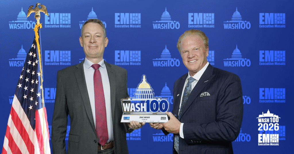 OpenAI VP Joseph Larson Accepts 2026 Wash100 Award