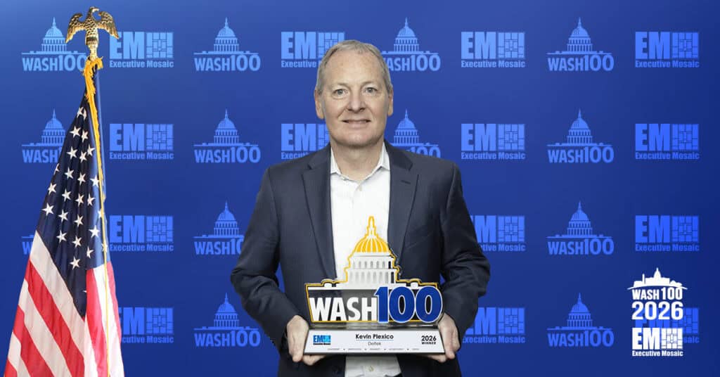 Deltek’s Kevin Plexico Accepts 2026 Wash100 Award