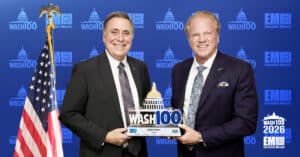 MITRE CEO Mark Peters Accepts 2026 Wash100 Award