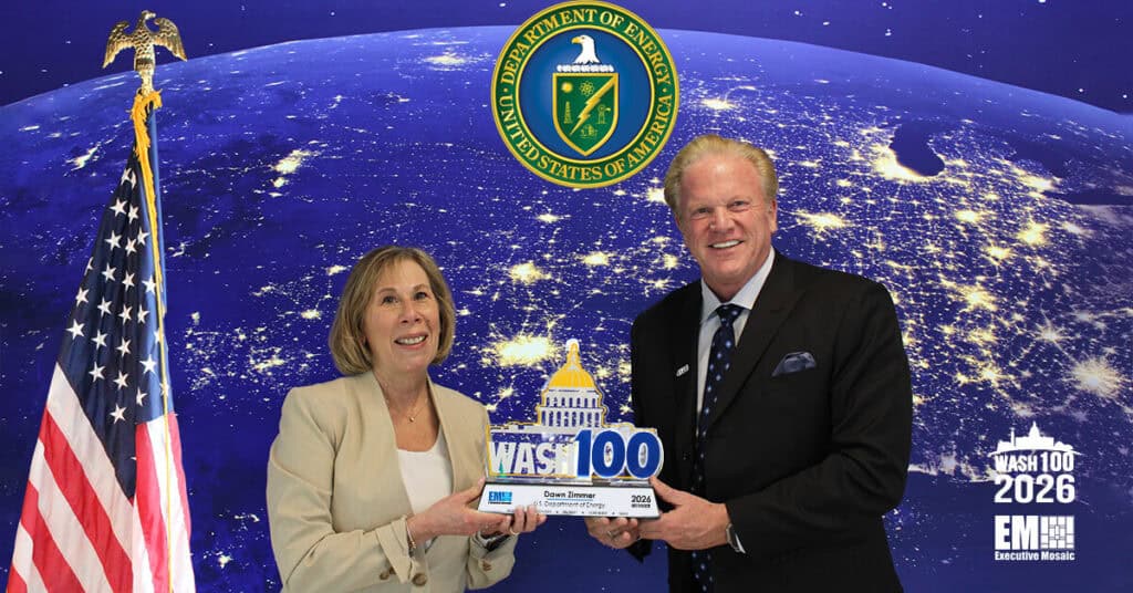 DOE CIO Dawn Zimmer Accepts 2026 Wash100 Award