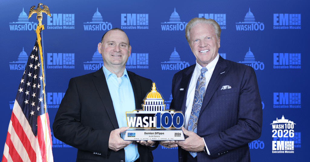 Damian DiPippa Receives 2026 Wash100 Award